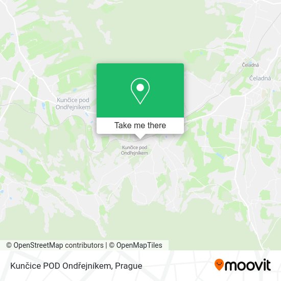 Kunčice POD Ondřejníkem map