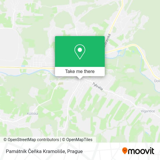 Památník Čeňka Kramoliše map