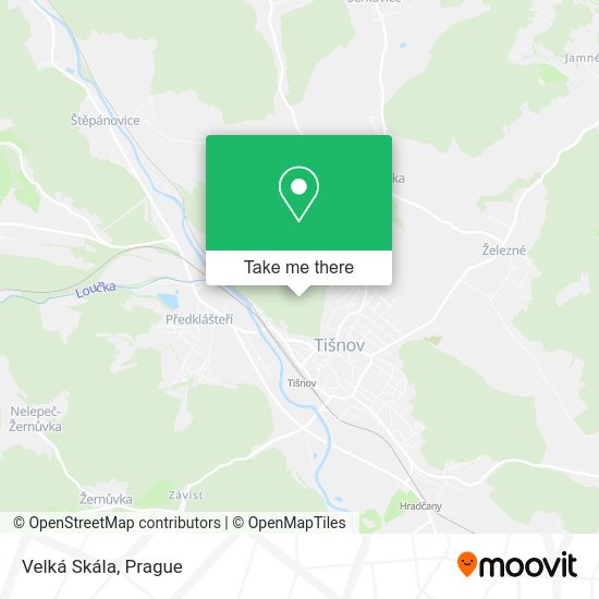 Карта Velká Skála