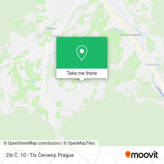 Zib Č. 10 - Tis Červený map
