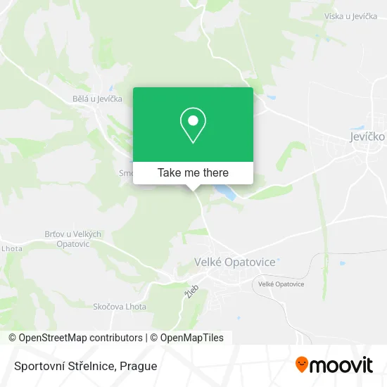 Карта Sportovní Střelnice