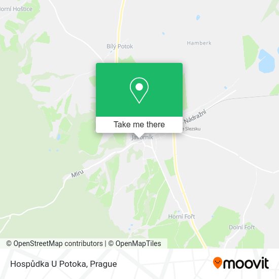 Hospůdka U Potoka map