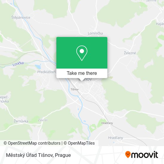 Městský Úřad Tišnov map