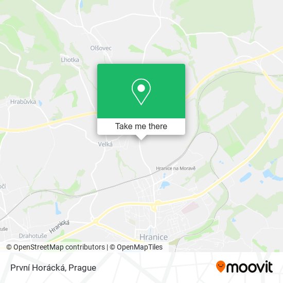 První Horácká map