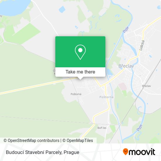 Budoucí Stavební Parcely map