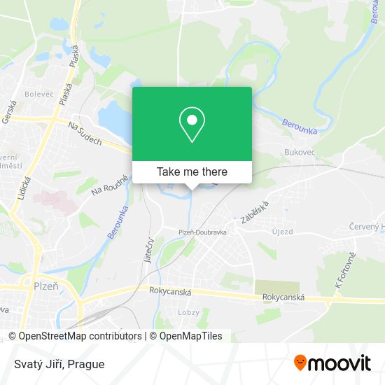 Svatý Jiří map