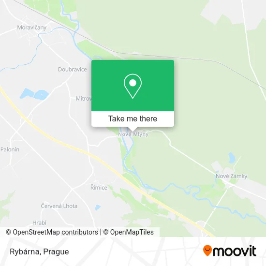 Карта Rybárna