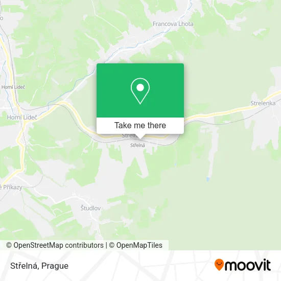 Карта Střelná