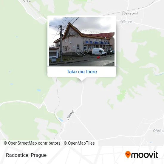 Карта Radostice