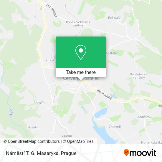 Náměstí T. G. Masaryka map