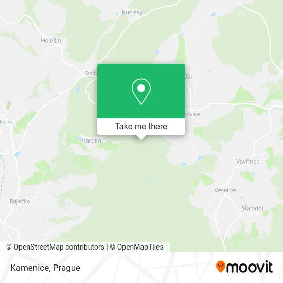 Карта Kamenice