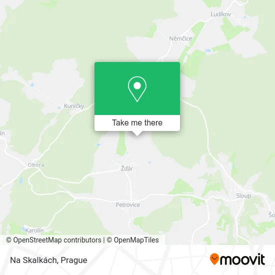 Карта Na Skalkách