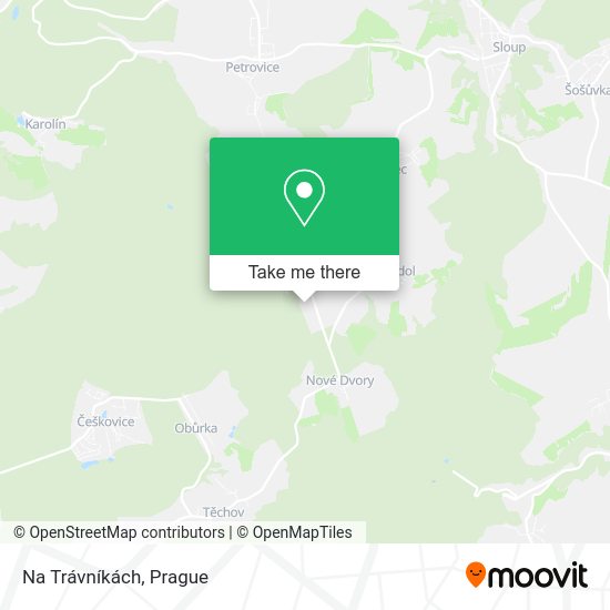 Карта Na Trávníkách