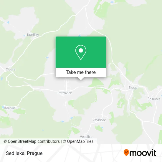 Карта Sedliska