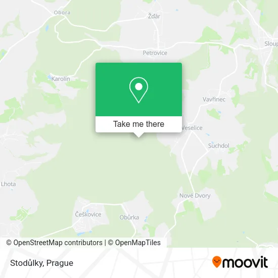 Карта Stodůlky