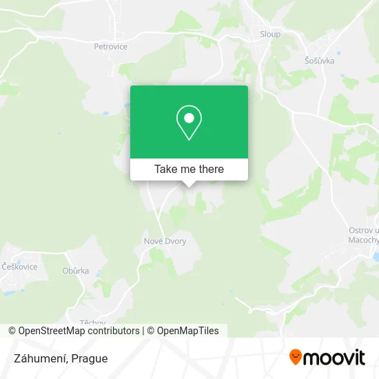 Карта Záhumení