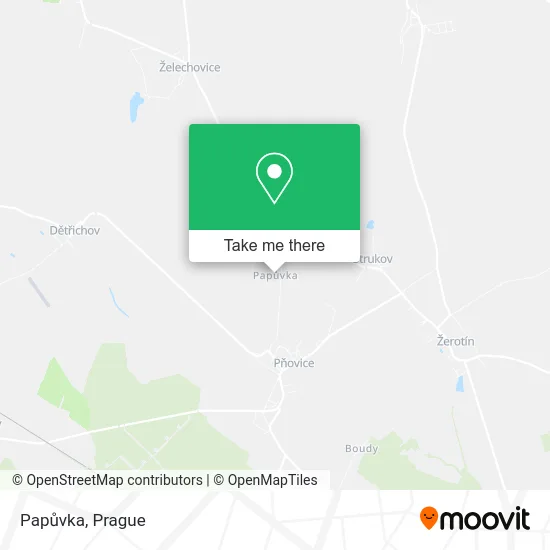 Карта Papůvka