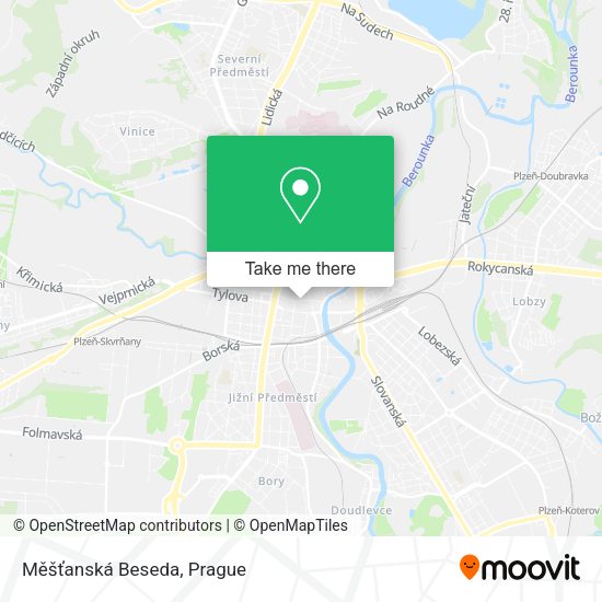 Měšťanská Beseda map