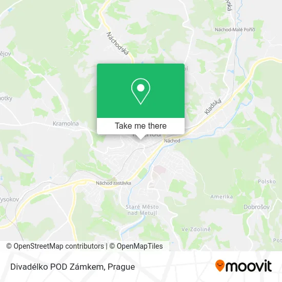 Карта Divadélko POD Zámkem