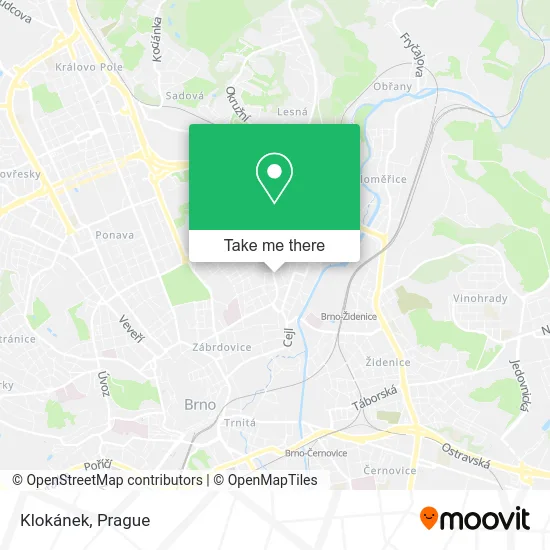 Карта Klokánek