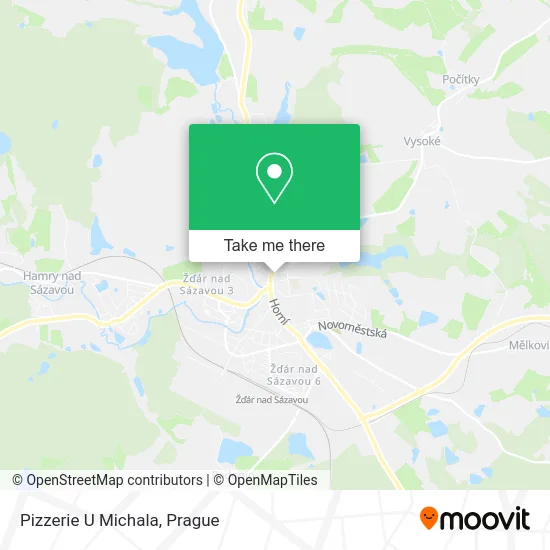 Карта Pizzerie U Michala
