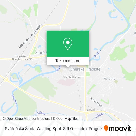 Svářečská Škola Welding Spol. S R.O. - Indra map