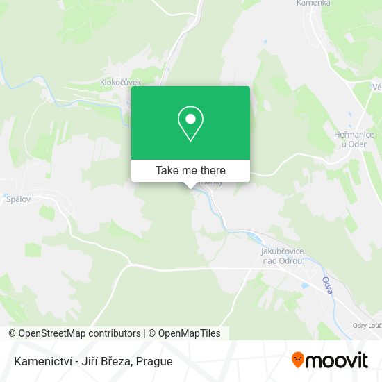 Kamenictví - Jiří Březa map