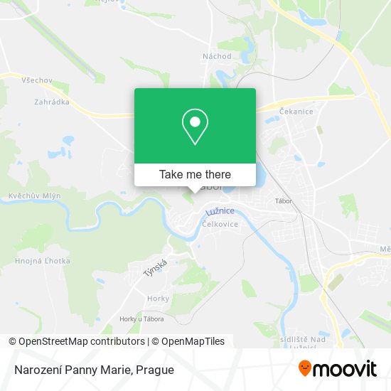 Narození Panny Marie map