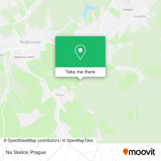 Карта Na Skalce
