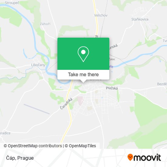 Карта Čáp
