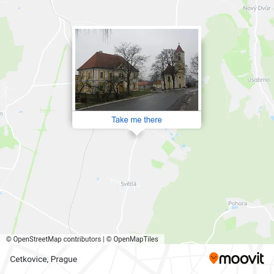 Карта Cetkovice