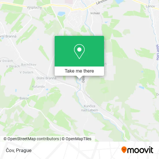 Карта Čov