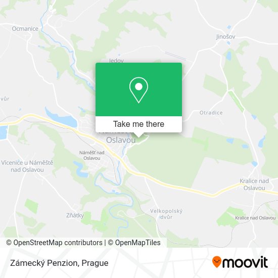 Zámecký Penzion map
