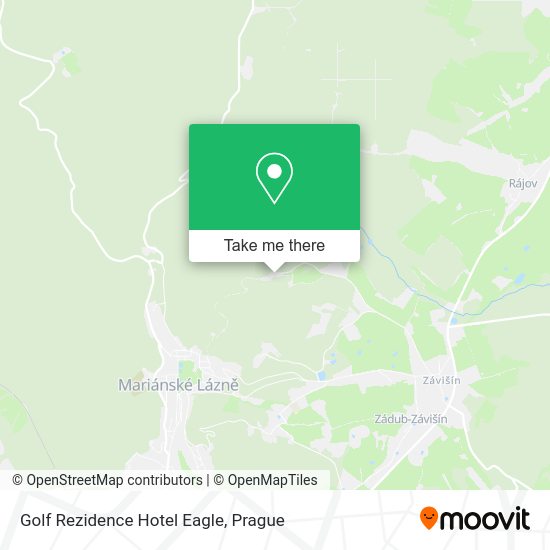 Golf Rezidence Hotel Eagle map
