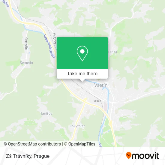 Карта Zš Trávníky