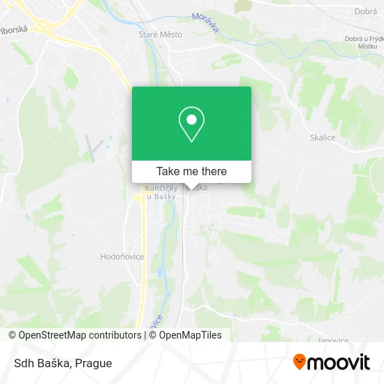 Карта Sdh Baška