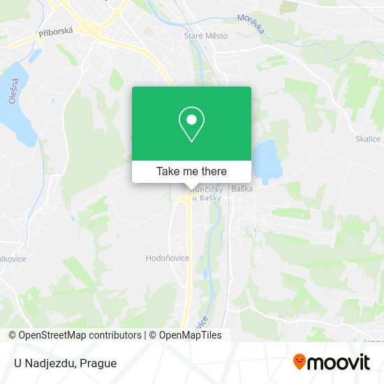 Карта U Nadjezdu