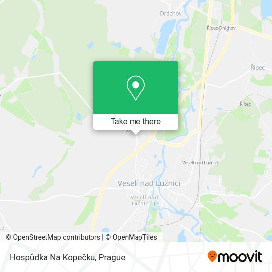 Hospůdka Na Kopečku map