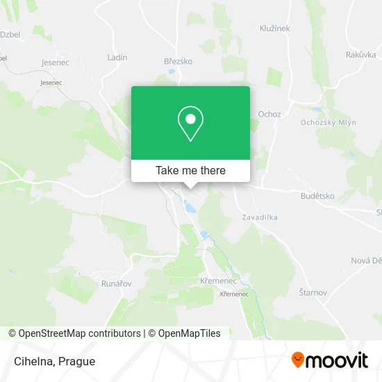 Карта Cihelna
