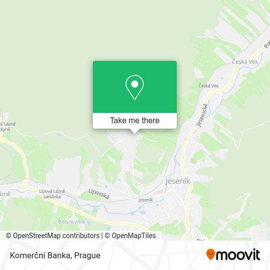 Komerční Banka map