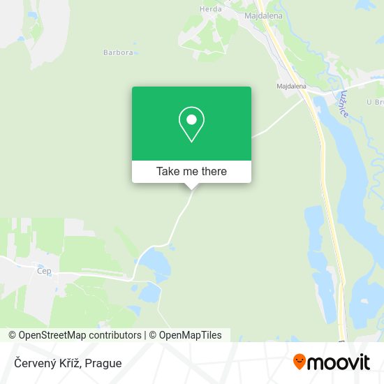 Červený Kříž map