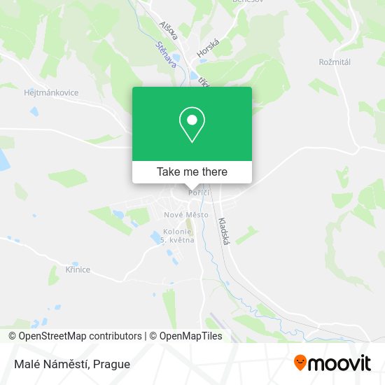 Malé Náměstí map