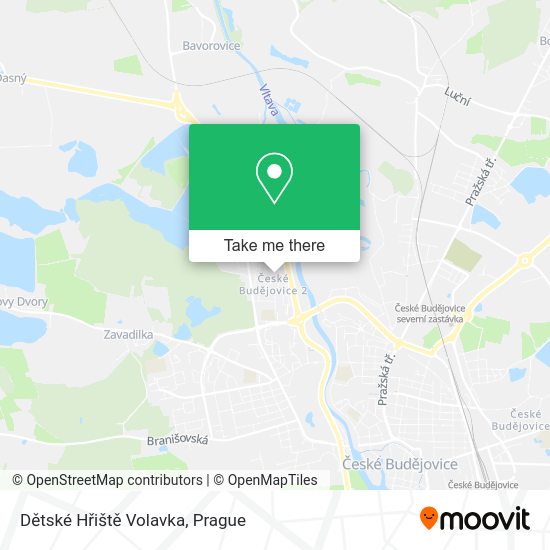 Dětské Hřiště Volavka map