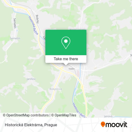 Historická Elektrárna map