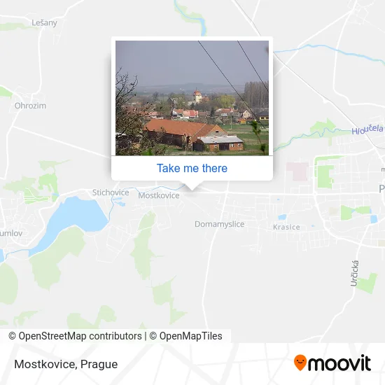 Карта Mostkovice
