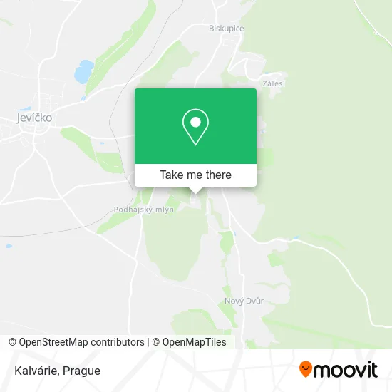 Карта Kalvárie