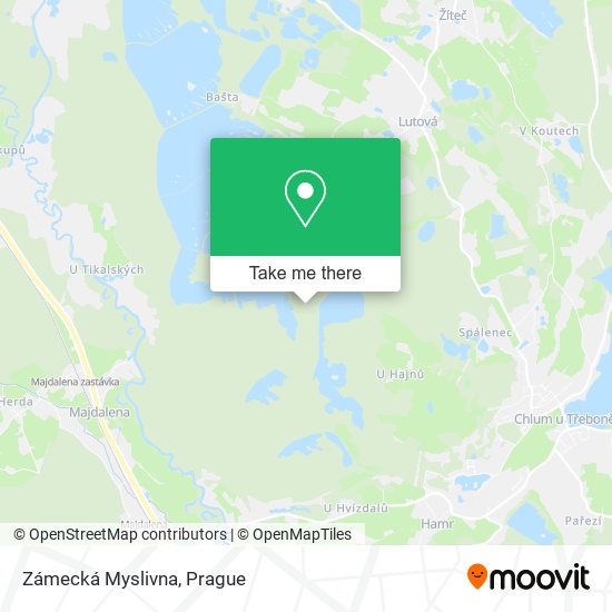 Zámecká Myslivna map