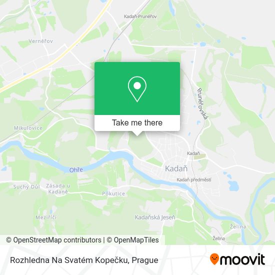 Rozhledna Na Svatém Kopečku map