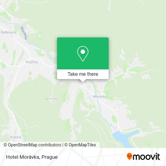 Карта Hotel Morávka