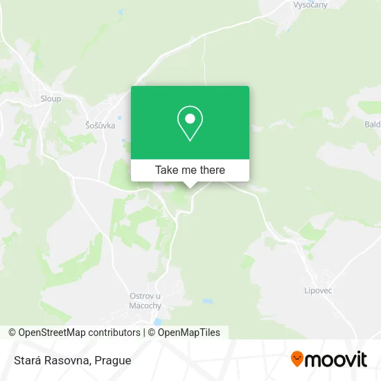 Карта Stará Rasovna